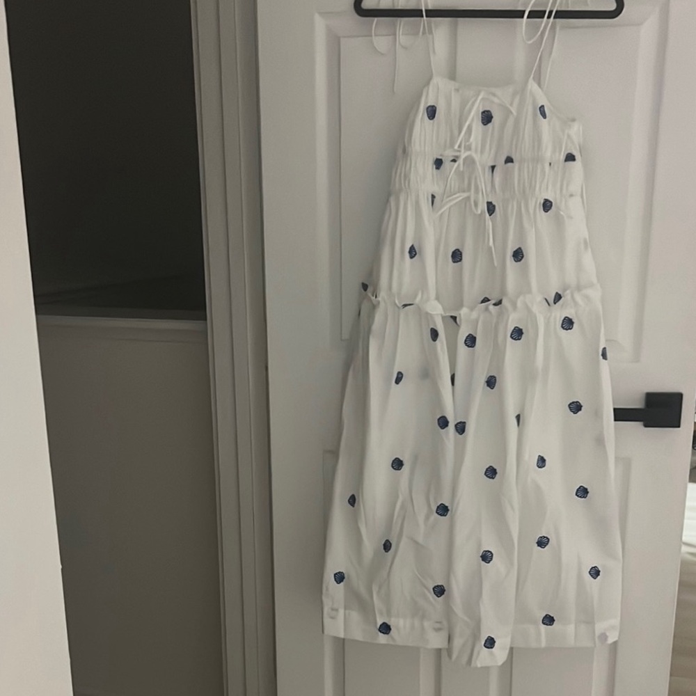 Embroidered Shell Dress